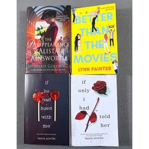 YA Romance & Mystery Book Lot Laura Nowlin Lynn Painter Leonard Goldberg 4 PB